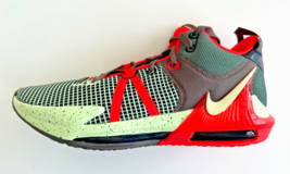 Nike Lebron Witness 7 Vii Men&#39;s Basketball Shoes Black/Barely Volt DM1123 001 - £55.36 GBP
