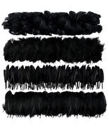 4 Styles Assorted Crafts Feathers, 400Pcs Black Feathers, Crafts Art Goo... - $29.99