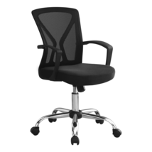 Ergonomic Black Mesh Office Chair with Chrome Base on Casters - $2,802.30 MXN