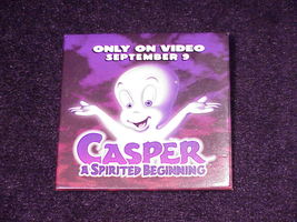 Casper A Spirited Beginning Movie on Video Promotional Pinback Button, Pin - $6.50