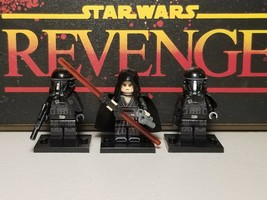 3Pcs Dark Rey Sith And Death Troopers Star Wars Clone Wars Minifigure Custom Toy - £6.36 GBP