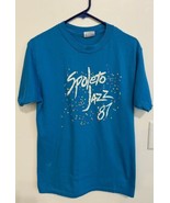 Vintage Spoleto Jazz Festival 1987 T-Shirt Single Stitch Charleston SC A... - £19.41 GBP