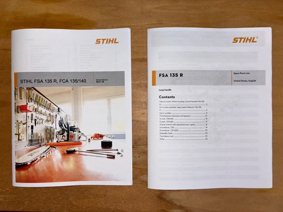 FSA 135 R FSA135R Battery Trimmer Service Workshop Repair &amp; Part Manuals - $27.71