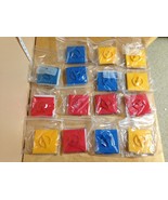 Lot of 15 plastic spinners with changeable templates math probability games - €6,00 EUR