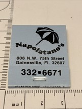 Vintage Matchbook Napolatano’s Italian &amp; Seafood Gainesville, Fl    gmg - £9.86 GBP