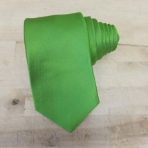 Michelsons London Seven Fold Lime green solid Men&#39;s Neck Tie 100% Silk - $19.14