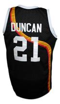 Tim Duncan #21 Roswell Rayguns Basketball Jersey Sewn Black Any Size image 5