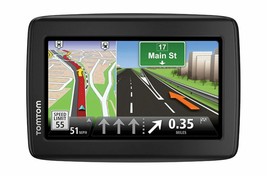 Tom Tom Via 1415 Car Portable Gps Navigator Set w/US/MEX/CAN Maps Iq Routes - £36.48 GBP