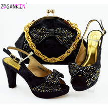 High Quality Italian Shoes With Matching Bags Set African Women&#39;s Party Shoes an - £111.62 GBP