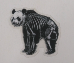 Panda X-Ray Transparent Sticker 2.25&quot; x 2.38&quot; (AB) - $1.64
