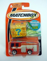 Matchbox Dennis Sabre #13 Treasure Inside Red Die-Cast Firetruck 2004 - £8.73 GBP