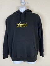 2Hype Hype Men Size s Black Floral Roses Embroidered Hoodie Kanagaroo Po... - £8.63 GBP