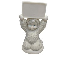 Dept 56 Snowbabies A MESSAGE IN MY HAND Personalize Figurine Christmas Winter - £8.01 GBP