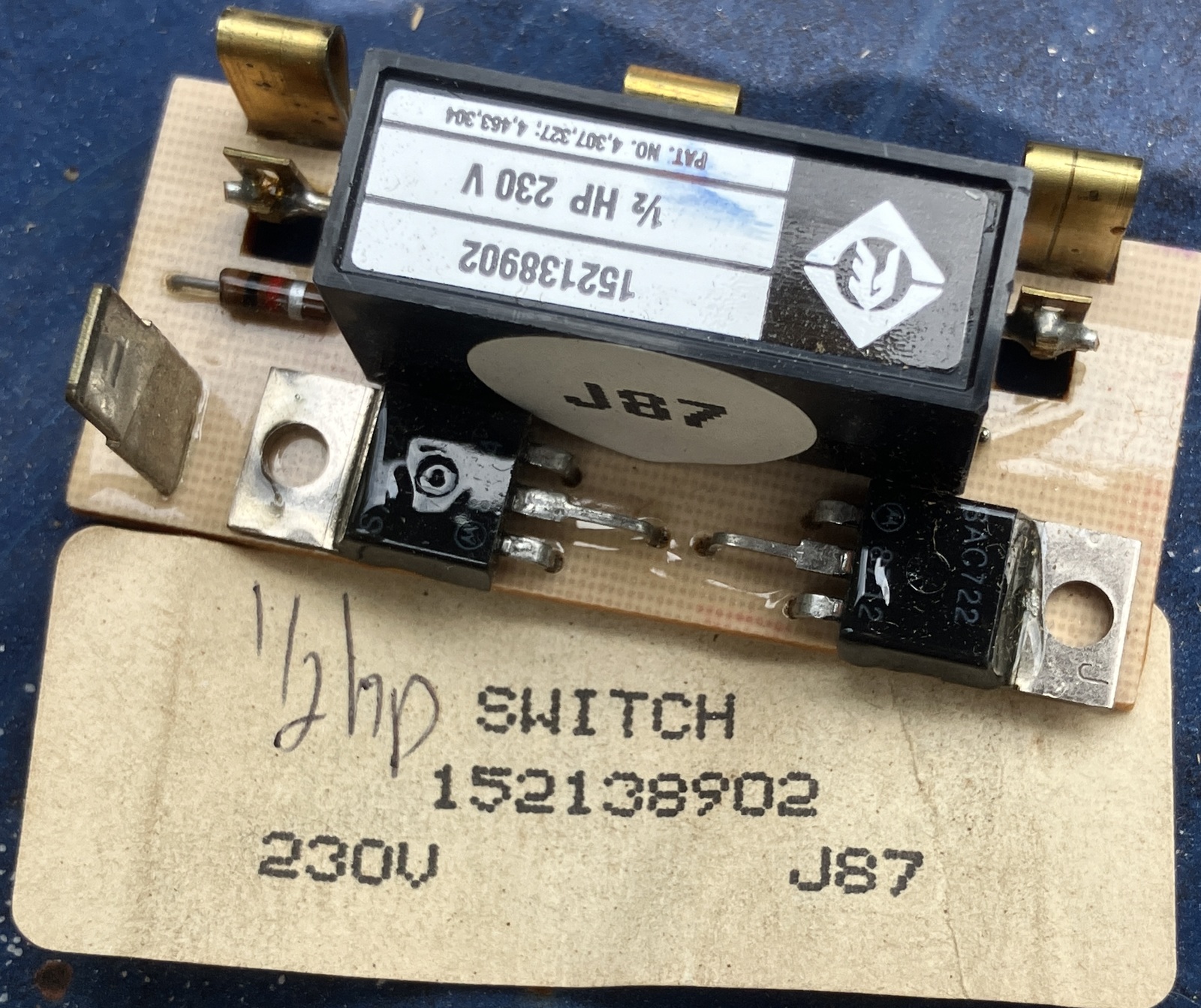 NEW BROWN BOVERI XZ 921a-E CIRCUIT BOARD, NR. B 1527840