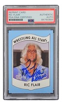 Ric Flair Firmado 1982 Todo Stars Tarjeta #27 Wooooo Insc PSA/DNA Auto - £116.29 GBP