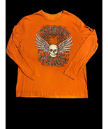 Daniel Cremieux Jeans Winged Skull Long Sleeve T Shirt Size XL - $15.90