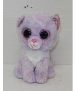 Ty Beanie Baby BOOS SIlk Cassidy The Cat 4” Plush Toy Purple Pink - €8,51 EUR
