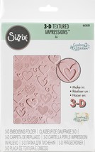 Sizzix 3D Textured Impressions By Courtney Chilson-Hearts 663628 - £21.08 GBP