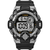 Timex Men&#39;s A-Game Dgtl 50mm Watch - Black/Grey - £36.08 GBP