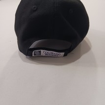 New Era RN#11493 CR Colorado Rockies Men's Back Strap Black Baseball Cap Hat image 7