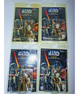 Vintage Set of 4 Star Wars Die Cast Metal Key Chains R2D2 Luke C3PO Vade... - $59.35