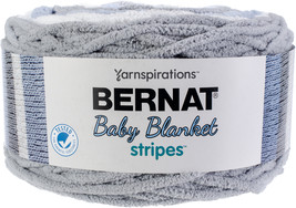 Bernat Baby Blanket Stripes Yarn-Above The Clouds - £16.70 GBP