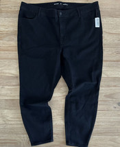 Old Navy Jeans Womens 22 SHORT Black High-Rise Super Skinny NEW 44x27 - £27.89 GBP