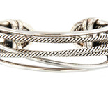 David yurman &quot;wide crossover multi-row cuff&quot; Women&#39;s Bracelet .925 Silve... - £811.15 GBP