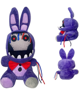 FNAF Withered Purple Bunny Plush Toys 11 Inches FNAF Security Breach Bonnie Doll - $27.99