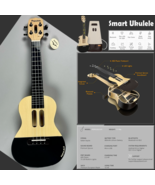 Concert Ukulele Smart Ukalele Ukelele Bluetooth App Control w/ Bag Strin... - $87.70 CAD