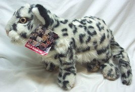 Vintage Applause Wwf 1988 Snow Leopard 13&quot; Plush Stuffed Animal Toy W/ Tags - £42.57 GBP