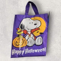 Peanuts Snoopy &amp; Woodstock Halloween Hallmark Trick or Treat/Gift Reusab... - $11.62 CAD