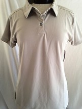Russell Athletic Women&#39;s Top Dri-Power Putty Polo Shirt Size Medium NWT - $6.93