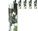 Elephant Art D26 Lighters Set of 5 Electronic Refillable Butane  - £12.62 GBP