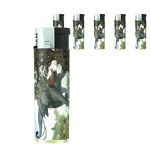 Elephant Art D26 Lighters Set of 5 Electronic Refillable Butane  - £12.59 GBP