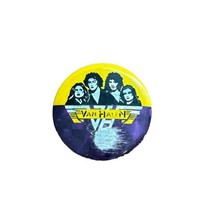 VAN HALEN VINTAGE PIN 1” DIAMETER WEAR TO FACE - $8.00