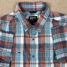 Marmot Men&#39;s 2XL Shirt Button Up Innesdale Short Sleeve Plaid Pockets Ou... - $18.49