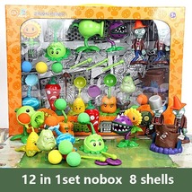 Plants vs Zombies 2 Playset Cactus Peashooter Coconut scene Figure 686-7nobox - $24.99