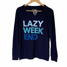 NWT Womens Size Small Nordstrom Chaser Lazy Weekend Love Knit Sweatshirt Top - £23.49 GBP