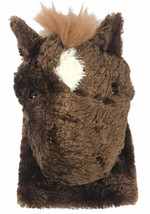 Aurora Horse Hand Puppet 9&quot; Plush Stuffed Animal Toy - £17.31 GBP