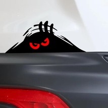 Er red eyes monster peeper styling auto motorcycle window door body side bumper cartoon thumb200