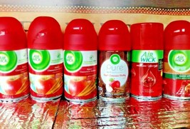 6 AirWick Ultra Freshmatic Spray Refills 3 Apple 1 Harvest Apples 1 Strudel - $35.05