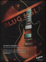 Epiphone Les Paul Prophecy guitar in Red Tiger Aged Gloss advertisement ad print - £3.31 GBP