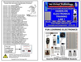 Christmas Mr Circuit Lab 1 STEM Make: Electronics Study Learn simple cir... - $25.69