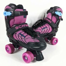 Girls Adjustable Roller Skates Size 1-4 Schwinn Switcher Pink/Black - $16.00