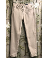 Adriano Goldschmied Pants Trouser Chino Wm. 28&quot;W 24&quot;L Beige mid-rise cig... - £19.15 GBP