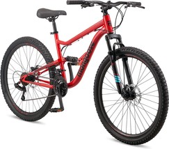 Mongoose Status Mountain Bike For Youth And Adult, 24-27.5-Inch Wheels, 21 Speed - £433.24 GBP