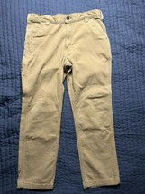 Carhartt 103342-253 Relaxed Fit Carpenter Pants Men’s 36x30 Beige - $24.75
