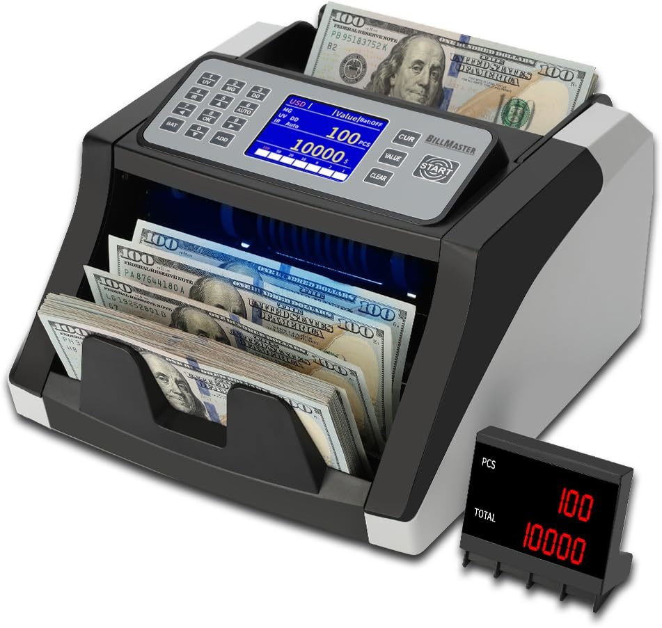 Money Counter Machine – Value Count &amp; Counterfeit Detection Bill USD...  - $168.75