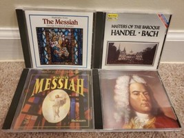 Lot of 4 Handel CDs: Masters of the Baroque, Highlights from the Messiah, Time L - £9.08 GBP